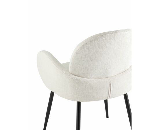 Стул обеденный Wave букле белый, изображение 39 | Интернет магазин мебели и декора LifeDekor