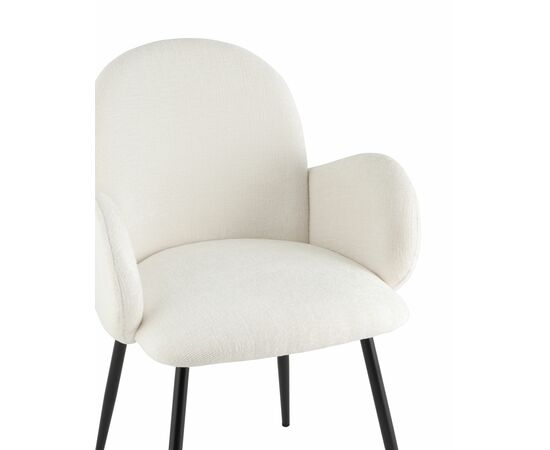 Стул обеденный Wave букле белый, изображение 38 | Интернет магазин мебели и декора LifeDekor