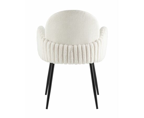 Стул обеденный Wave Stripes букле белый, изображение 37 | Интернет магазин мебели и декора LifeDekor