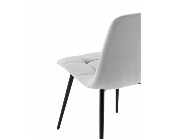 Стул Одди NEW велюр светло-серый, изображение 7 | Интернет магазин мебели и декора LifeDekor