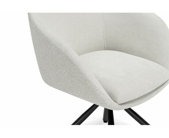 Стул на металлокаркасе Бартон 1 ткань мадера 2 / черный матовый, изображение 9 | Интернет магазин мебели и декора LifeDekor