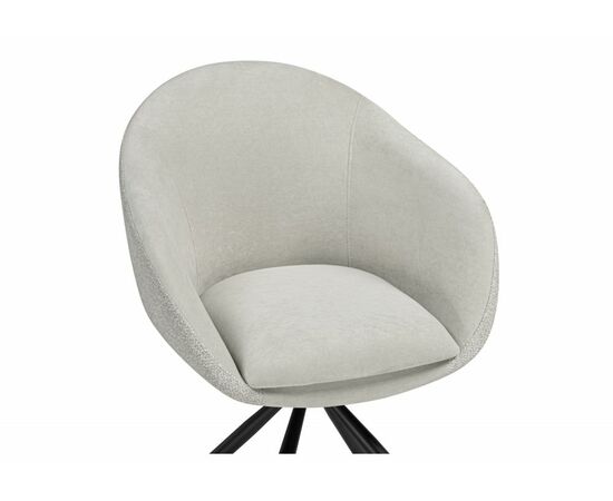 Стул на металлокаркасе Бартон 1 ткань мадера 3 / черный матовый, изображение 7 | Интернет магазин мебели и декора LifeDekor