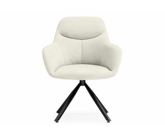 Стул на металлокаркасе Бартон 2 ткань мадера 2 / черный матовый, изображение 3 | Интернет магазин мебели и декора LifeDekor