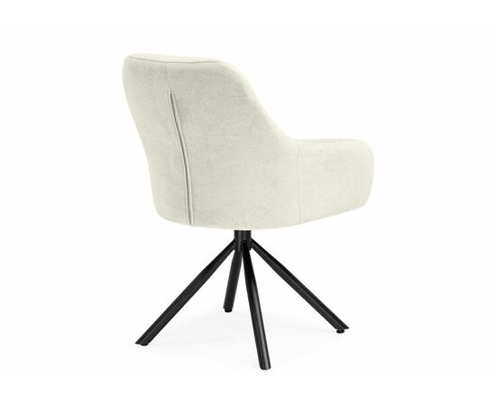 Стул на металлокаркасе Бартон 2 ткань мадера 2 / черный матовый, изображение 5 | Интернет магазин мебели и декора LifeDekor