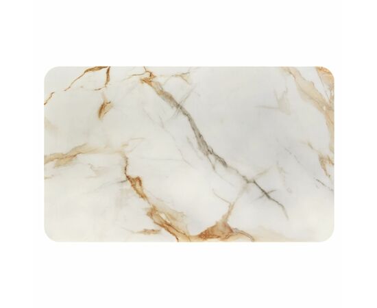 Стол Festa 140x85x77см, керамогранит Calacatte gold, изображение 10 | Интернет магазин мебели и декора LifeDekor