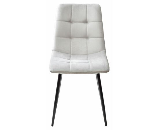 Стул BARI UF910-02 LIGHT GREY, велюр / черный каркас М-City, изображение 6 | Интернет магазин мебели и декора LifeDekor