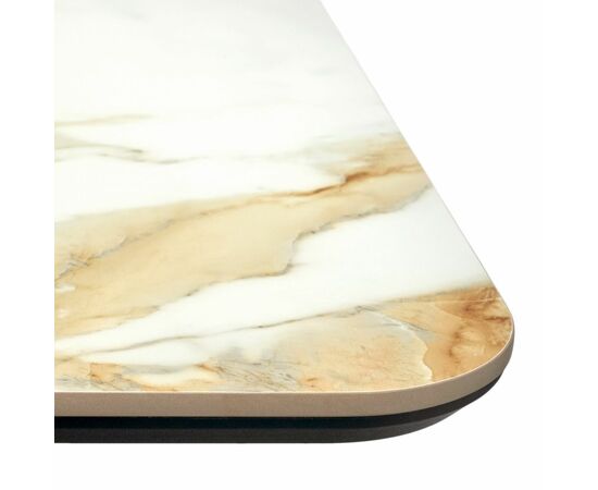 Стол Festa 140x85x77см, керамогранит Calacatte gold, изображение 5 | Интернет магазин мебели и декора LifeDekor