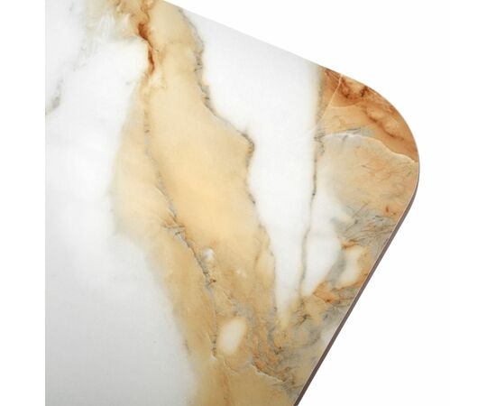Стол Festa 140x85x77см, керамогранит Calacatte gold, изображение 6 | Интернет магазин мебели и декора LifeDekor