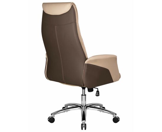 Офисное кресло для руководителей DOBRIN LEONARD, коричнево-бежевый, Вариант: коричнево-бежевый, изображение 4 | Интернет магазин мебели и декора LifeDekor