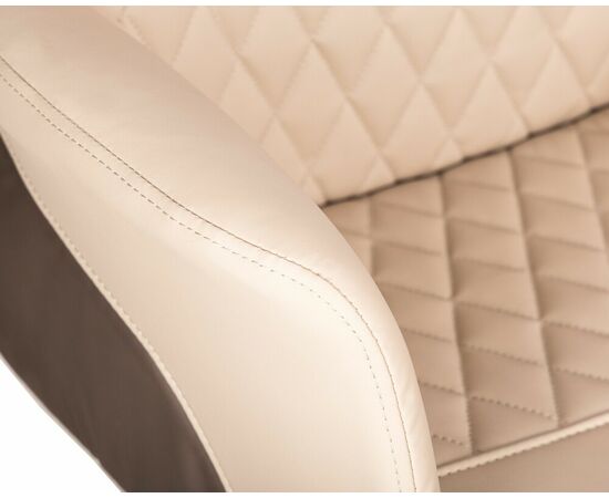 Офисное кресло для руководителей DOBRIN LEONARD, коричнево-бежевый, Вариант: коричнево-бежевый, изображение 7 | Интернет магазин мебели и декора LifeDekor