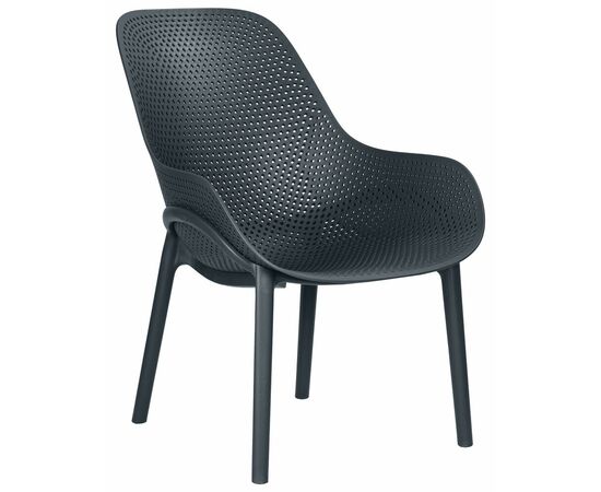 Кресло DOBRIN LONZO, антрацит (GR-12) с УФ-защитой, Вариант: антрацит (GR-12) с УФ-защитой | Интернет магазин мебели и декора LifeDekor