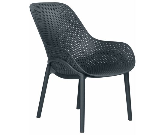 Кресло DOBRIN LONZO, антрацит (GR-12) с УФ-защитой, Вариант: антрацит (GR-12) с УФ-защитой, изображение 2 | Интернет магазин мебели и декора LifeDekor