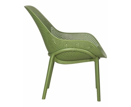 Кресло DOBRIN LONZO, зеленый хаки (G-17) c УФ-защитой, Вариант: зеленый хаки (G-17) c УФ-защитой, изображение 3 | Интернет магазин мебели и декора LifeDekor