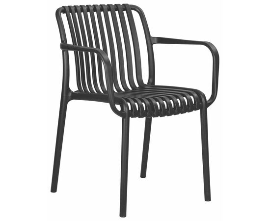 Стул обеденный DOBRIN WALTER ARM, черный (B-03), Вариант: чёрный (B-03) | Интернет магазин мебели и декора LifeDekor