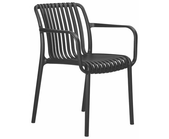 Стул обеденный DOBRIN WALTER ARM, черный (B-03), Вариант: чёрный (B-03), изображение 2 | Интернет магазин мебели и декора LifeDekor