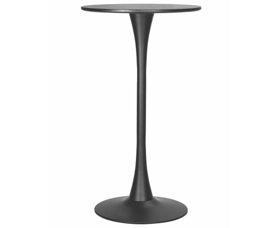 Стол барный MIA BAR, черная столешница, черное основание, Вариант: черная столешница, черное основание | Интернет магазин мебели и декора LifeDekor