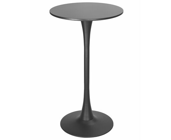 Стол барный MIA BAR, черная столешница, черное основание, Вариант: черная столешница, черное основание, изображение 2 | Интернет магазин мебели и декора LifeDekor