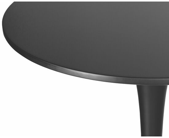 Стол барный MIA BAR, черная столешница, черное основание, Вариант: черная столешница, черное основание, изображение 4 | Интернет магазин мебели и декора LifeDekor