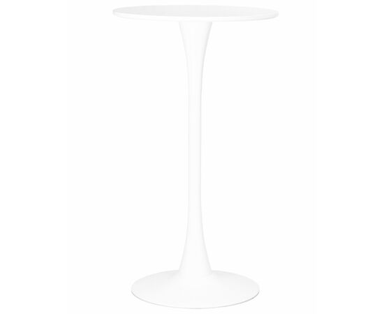 Стол барный MIA BAR, белая столешница, белое основание, Вариант: белая столешница, белое основание | Интернет магазин мебели и декора LifeDekor