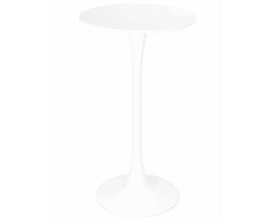 Стол барный MIA BAR, белая столешница, белое основание, Вариант: белая столешница, белое основание, изображение 2 | Интернет магазин мебели и декора LifeDekor
