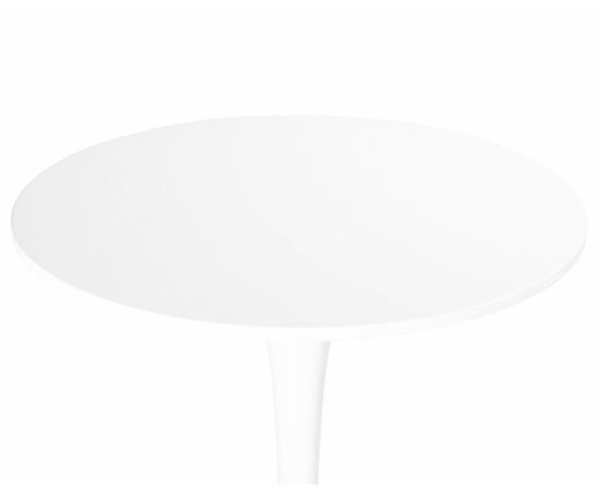 Стол барный MIA BAR, белая столешница, белое основание, Вариант: белая столешница, белое основание, изображение 3 | Интернет магазин мебели и декора LifeDekor