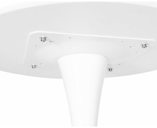 Стол барный MIA BAR, белая столешница, белое основание, Вариант: белая столешница, белое основание, изображение 4 | Интернет магазин мебели и декора LifeDekor