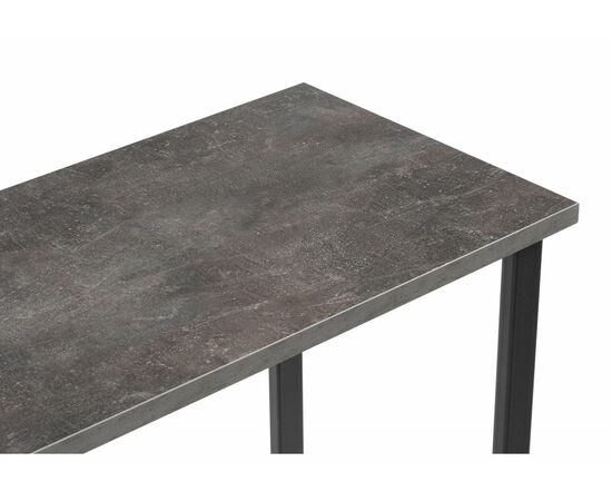 Барный стол Дилан Лофт 120х40х90 бетон темный, изображение 4 | Интернет магазин мебели и декора LifeDekor