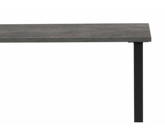 Барный стол Дилан Лофт 120х40х90 бетон темный, изображение 5 | Интернет магазин мебели и декора LifeDekor
