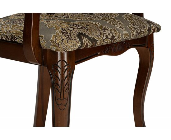 Стул деревянный Bronte муса чёрная вишня / патина, изображение 7 | Интернет магазин мебели и декора LifeDekor