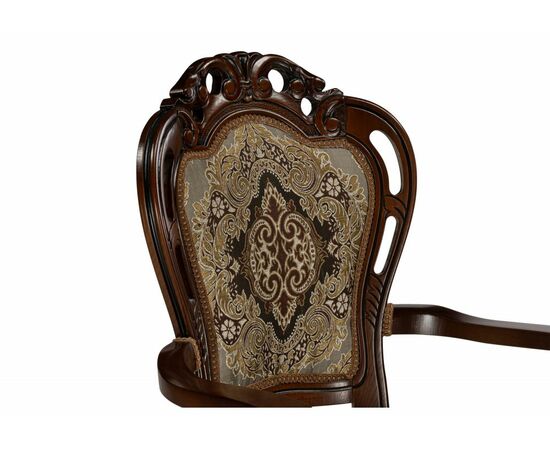 Стул деревянный Bronte муса чёрная вишня / патина, изображение 8 | Интернет магазин мебели и декора LifeDekor