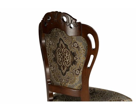 Стул деревянный Bronte муса чёрная вишня / патина, изображение 10 | Интернет магазин мебели и декора LifeDekor