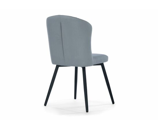 Стул на металлокаркасе Алиссум светло-серый / черный, изображение 4 | Интернет магазин мебели и декора LifeDekor