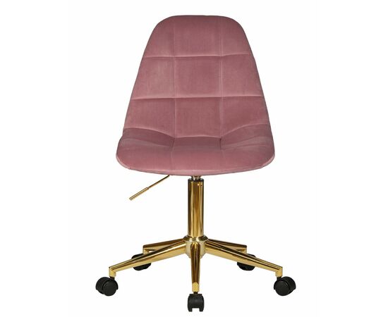 Офисное кресло для персонала DOBRIN MONTY GOLD, розовый велюр (MJ9-32), Вариант: розовый велюр (MJ9-32), изображение 6 | Интернет магазин мебели и декора LifeDekor