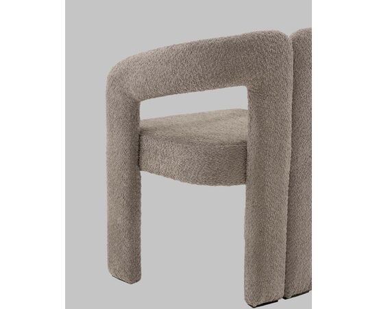 Стул Болинджер букле светло-коричневый, изображение 8 | Интернет магазин мебели и декора LifeDekor