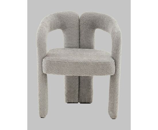 Стул Болинджер букле светло-серый, изображение 3 | Интернет магазин мебели и декора LifeDekor