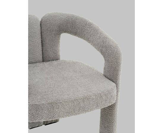 Стул Болинджер букле светло-серый, изображение 9 | Интернет магазин мебели и декора LifeDekor