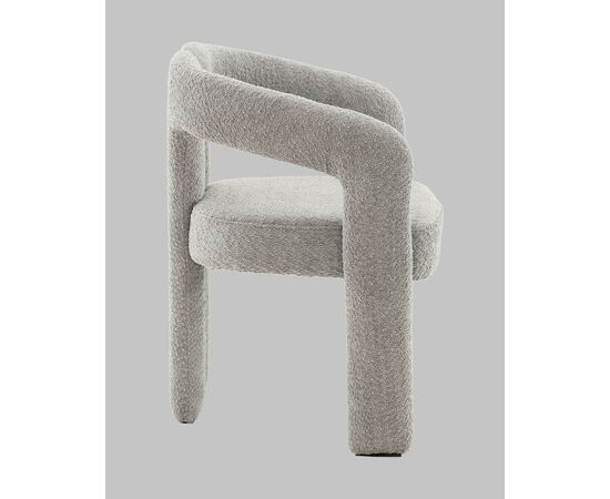 Стул Болинджер букле светло-серый, изображение 5 | Интернет магазин мебели и декора LifeDekor