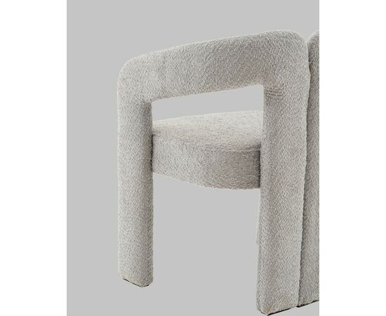 Стул Болинджер букле светло-серый, изображение 8 | Интернет магазин мебели и декора LifeDekor