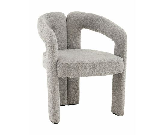 Стул Болинджер букле светло-серый | Интернет магазин мебели и декора LifeDekor
