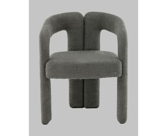 Стул Болинджер букле темно-серый, изображение 3 | Интернет магазин мебели и декора LifeDekor