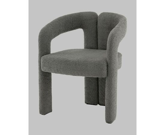 Стул Болинджер букле темно-серый, изображение 4 | Интернет магазин мебели и декора LifeDekor