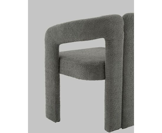 Стул Болинджер букле темно-серый, изображение 8 | Интернет магазин мебели и декора LifeDekor