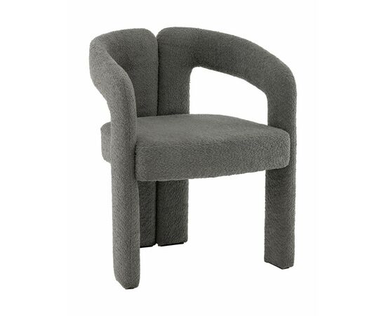 Стул Болинджер букле темно-серый | Интернет магазин мебели и декора LifeDekor