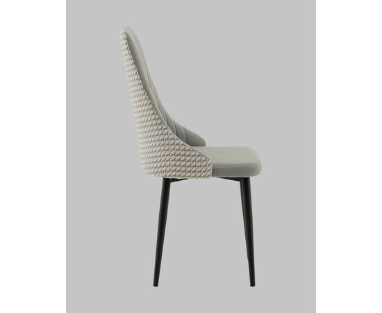 Стул Касаденика велюр серый, спинка гобелен лошадки, изображение 5 | Интернет магазин мебели и декора LifeDekor