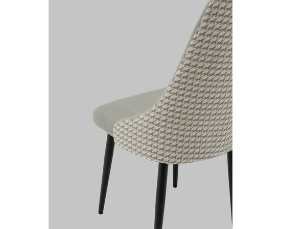 Стул Касаденика велюр серый, спинка гобелен лошадки, изображение 8 | Интернет магазин мебели и декора LifeDekor