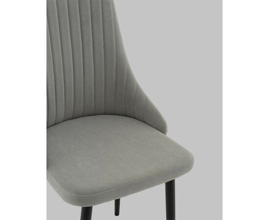 Стул Касаденика велюр серый, спинка гобелен лошадки, изображение 10 | Интернет магазин мебели и декора LifeDekor