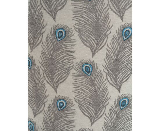 Стул Касаденика велюр серый, спинка гобелен перья, изображение 9 | Интернет магазин мебели и декора LifeDekor
