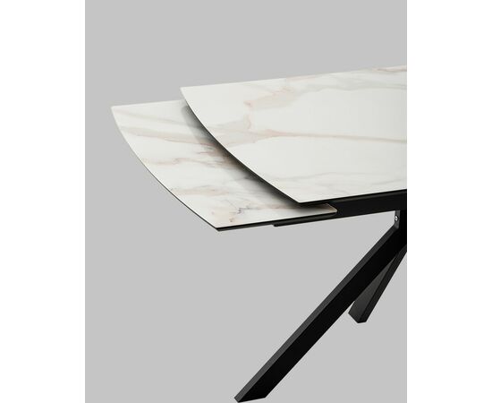 Стол Галац 120*80 см столешница стекло белое, изображение 7 | Интернет магазин мебели и декора LifeDekor