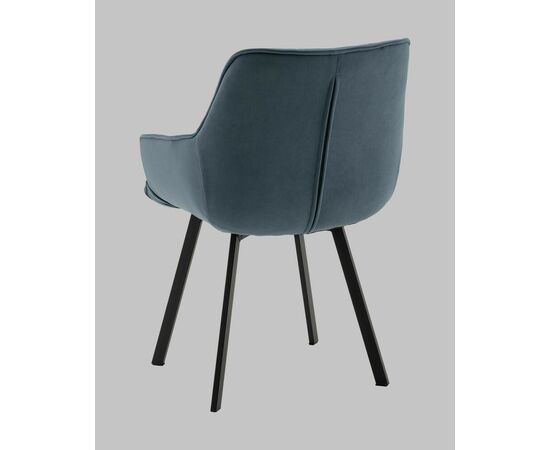 Стул Амальри велюр серо-синий, изображение 7 | Интернет магазин мебели и декора LifeDekor