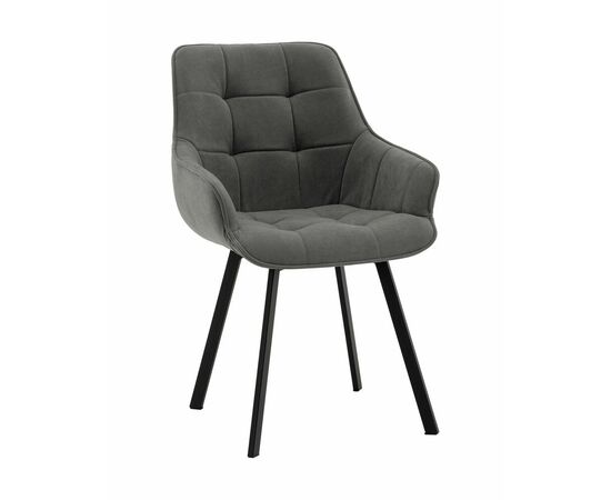 Стул Амальри велюр светло-серый | Интернет магазин мебели и декора LifeDekor